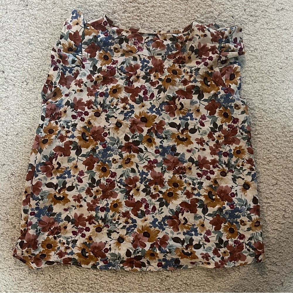 Les Amis Floral Patterned Blouse